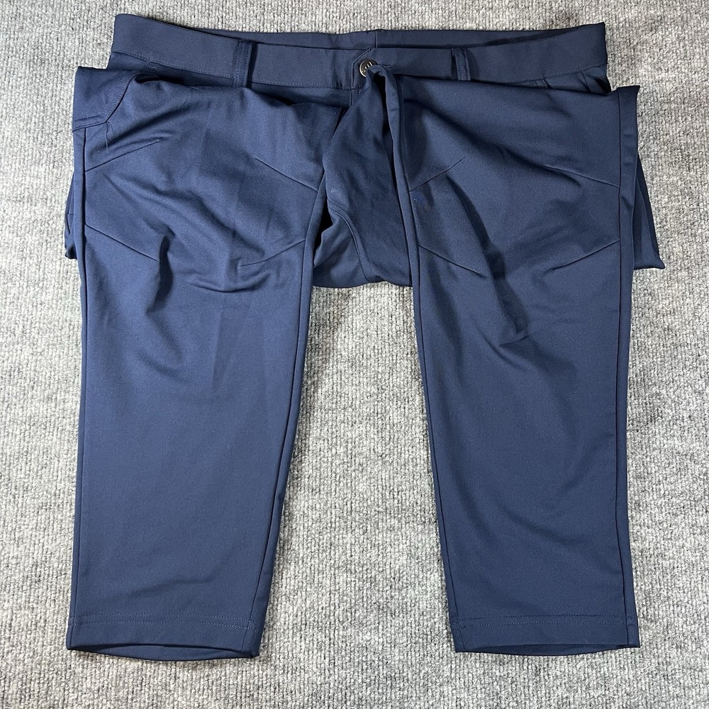 Adidas Adicross Golf Pants‎ Moisture Wicking Navy 36x30 - Picture 5 of 11